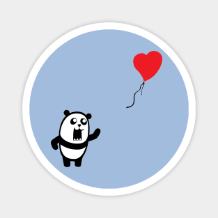 Panda Balloon - Banksy Tribute Magnet